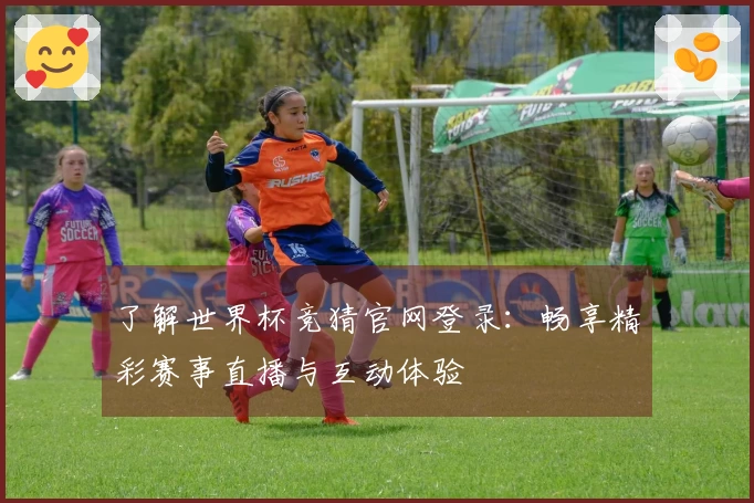 了解世界杯竞猜官网登录：畅享精彩赛事直播与互动体验